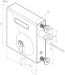 Click For Bigger Image: Gatemaster Select Pro Metal Gate Bolt on Long Throw Keylatch SBKLLT1601 Drawing.